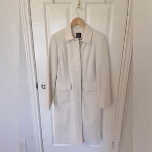 Ivory/Cream Trench Coat, SZ 5